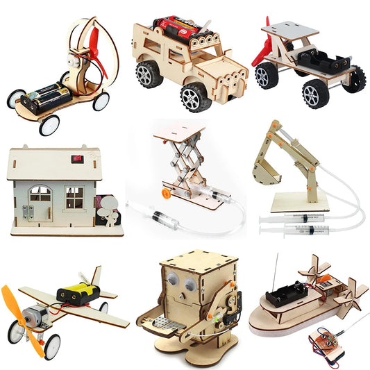 The Young Inventor’s Workshop | DIY STEM Wooden Model Kits